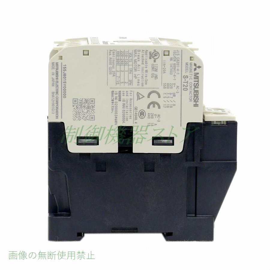 三菱電機 S-T20 補助接点:1a1b 操作コイル電圧:選択 DINレール 三菱電機 S-T20 補助接点:1a1b 操作コイル電圧:選択 DINレール