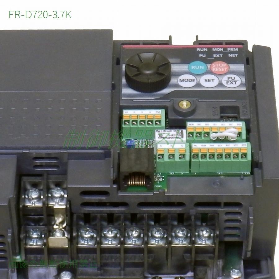 三菱電機 FR-D720-3.7K 三相200v 適用モータ容量:3.7kw 簡単設定 三菱電機 FR-D720-3.7K 三相200v 適用モータ容量:3.7kw 簡単設定