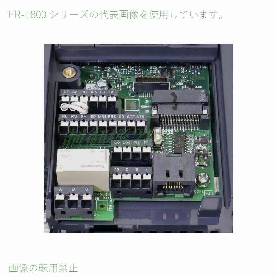 三菱インバータ FREQROL FR-E820-0.4K-1 三菱電機（MITSUBISHI ELECTRIC） FR-E820S-1.5K-1 単相200v入力 適用