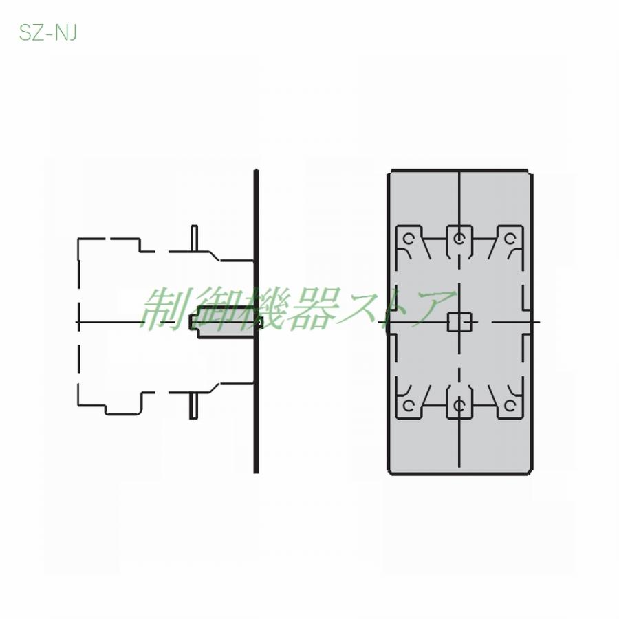 SZ-N4J [適用:SC-N4 N5A] 標準形接触器用 充電部保護カバー 富士電機 オプションパーツ 請求書 領収書可能