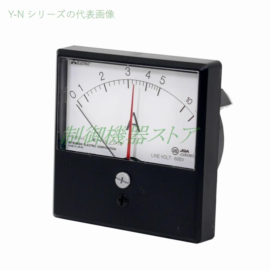 三菱電機 YS-8NAA BR 0〜20〜60A(CT併用) 3倍超目盛 赤指針付 三菱電機 YS-8NAA BR 0〜20〜60A(CT併用) 3倍超目盛 赤指針付