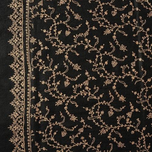 刺繍 カシミヤ ストール マフラー パシュミナ インド カシミール産 大判 薄手 カシミア100％ レディース プレゼント 高級ストール 送料無料 1点もの |  | 04
