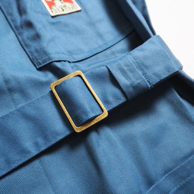 Ben Davis Men's 483 Shop Coat – Classic Work Jacket With Adjustable Belt & Chest Pocket (Postman Blue, Size 40) - View #3