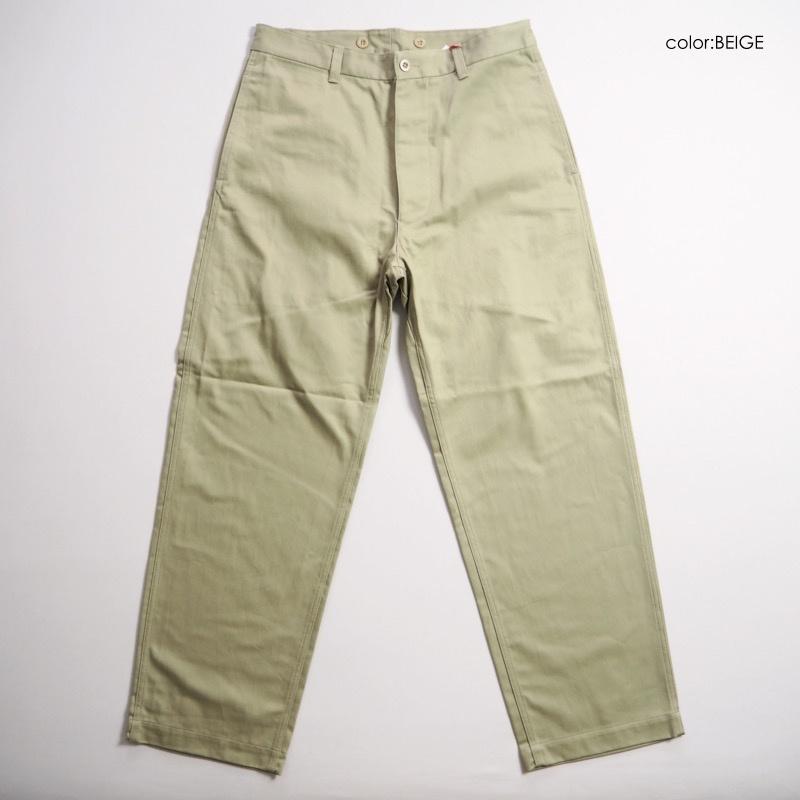 Le Sans Pareil ルサンパレイユ M-52 フランス軍チノトラウザー CFD M-52 WORK TROUSERS / 2カラー｜greenaddiction｜02