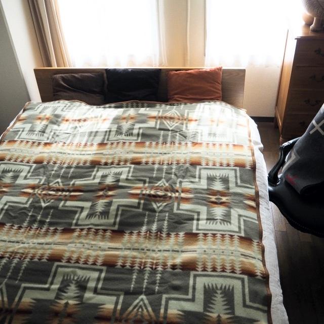 PENDLETON ペンドルトン 大判ブランケット HARDING (162cmx203cm) / THYME(53052