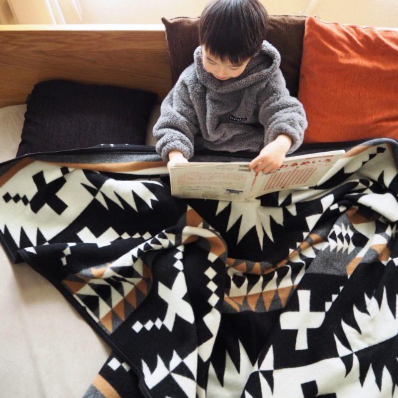 PENDLETON ペンドルトン ジャガードスロー ブランケット JACQUARD THROW SPIDER ROCK(137cmx183cm) / BLACK(52908)｜greenaddiction｜08