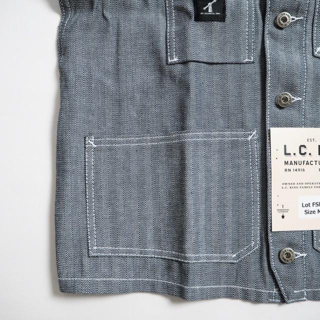 L.C. KING (POINTER BRAND) L.C. キング(ポインターブランド) ワークベスト FISHER STRIPE SHELBY UTILITY VEST｜greenaddiction｜06