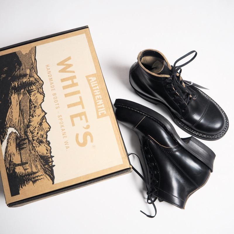 WHITE'S BOOTS ホワイツブーツ セミドレス SEMI-DRESS CAP-TOE / BLACK CHROMEXCEL｜greenaddiction｜10