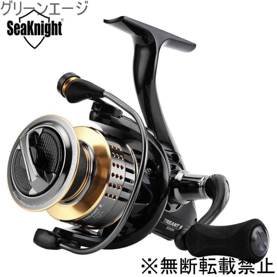 釣具リール リール Seaknight Treant Ii 00h スピニングリール 左右交換ハンドル 10 1bb