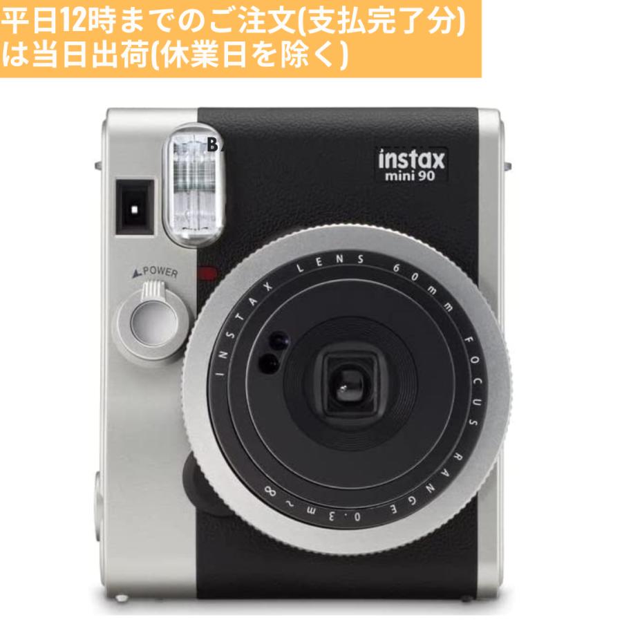 instax 富士フイルム チェキ mini 90 ネオクラシック ブラック 