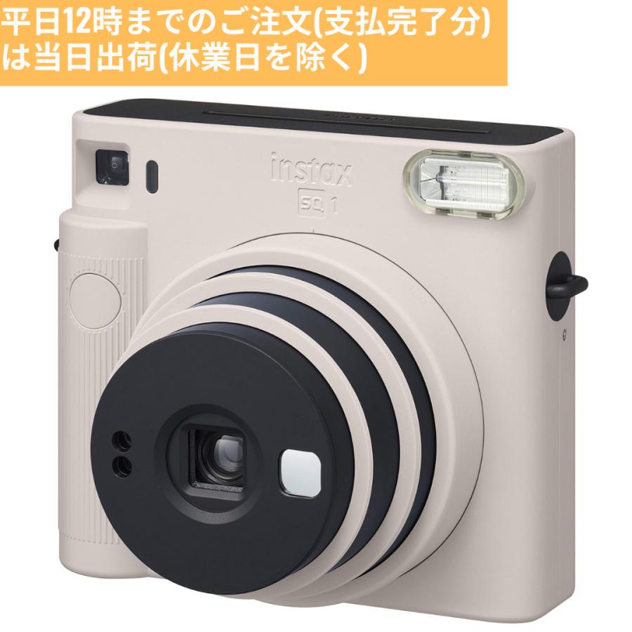 instax フジフイルム チェキ SQUARE SQ1 チョークホワイト