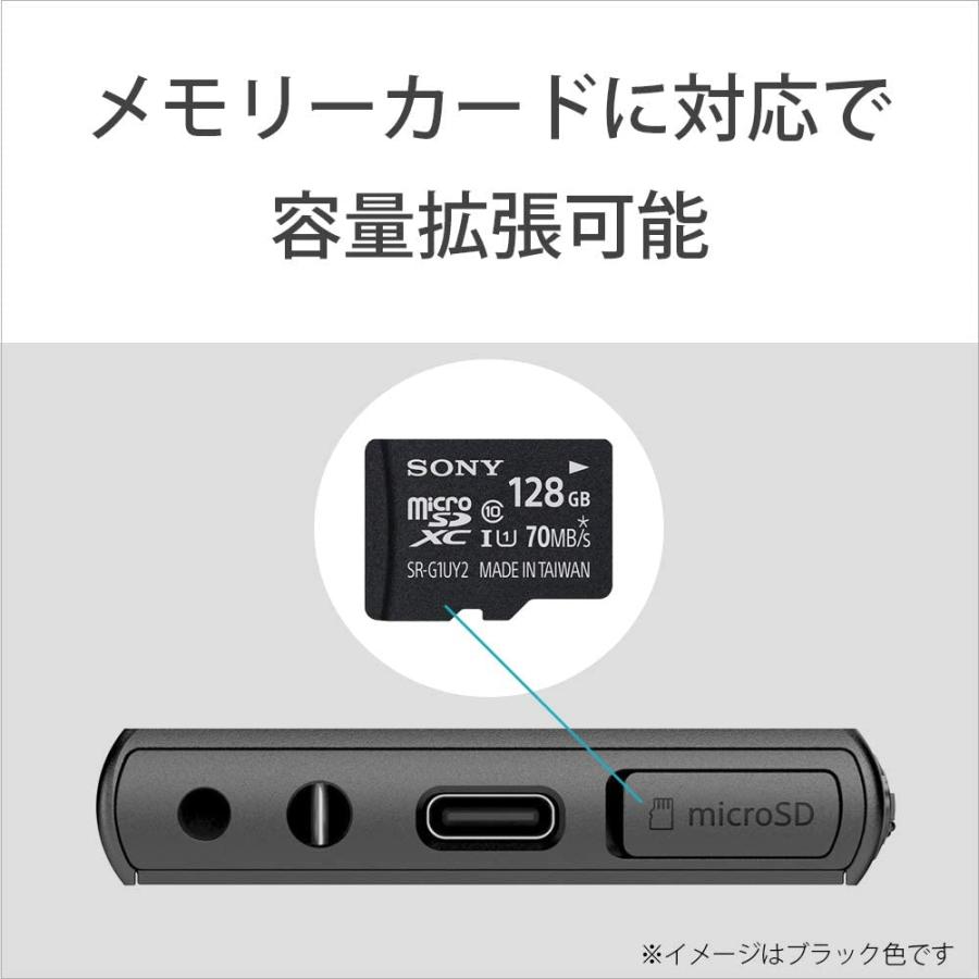 ソニー ウォークマン NW-A105 16GB SONY アッシュグリーン GM 新品｜greenandgreen｜08