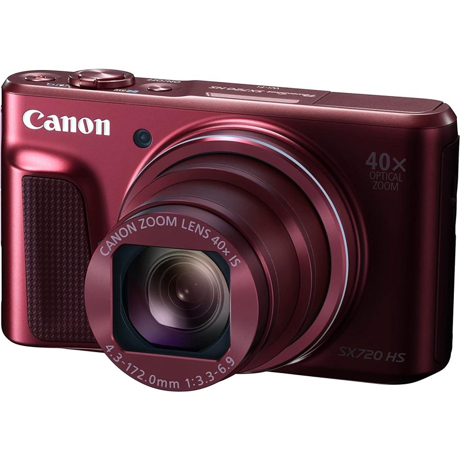 動作良好 Canon PowerShot SX720 HS レッド キャノン PowerShot キヤノン カメラ SX720 HS レッド 光学40倍 即納 : green