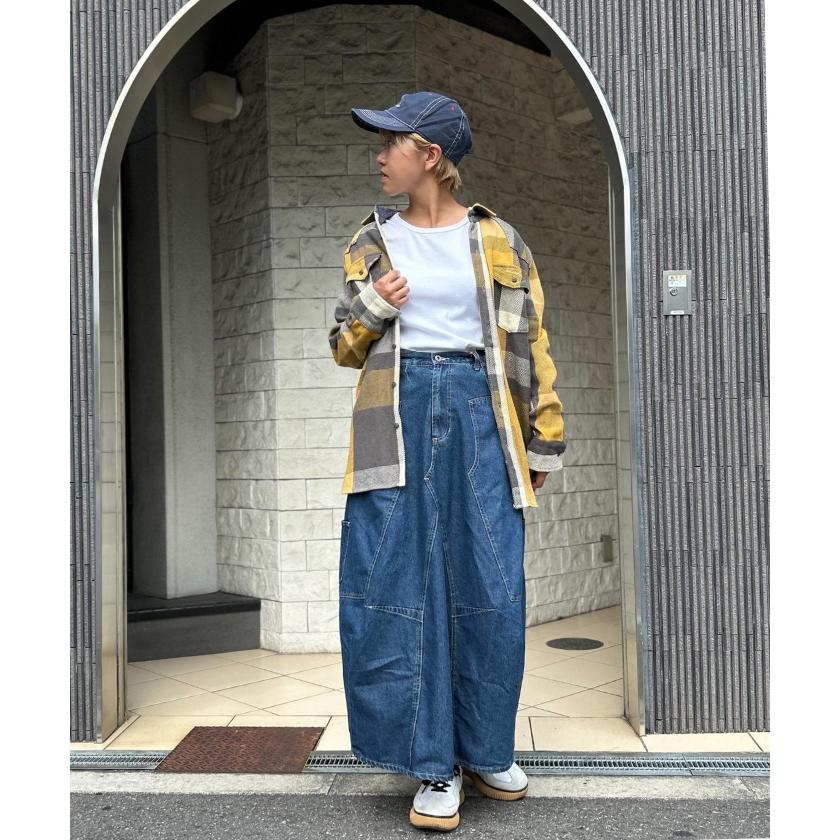 【日本製】オールドベティーズ 【OLD BETTY’S】Denim Draping Remake Skirt｜greenbowl｜04