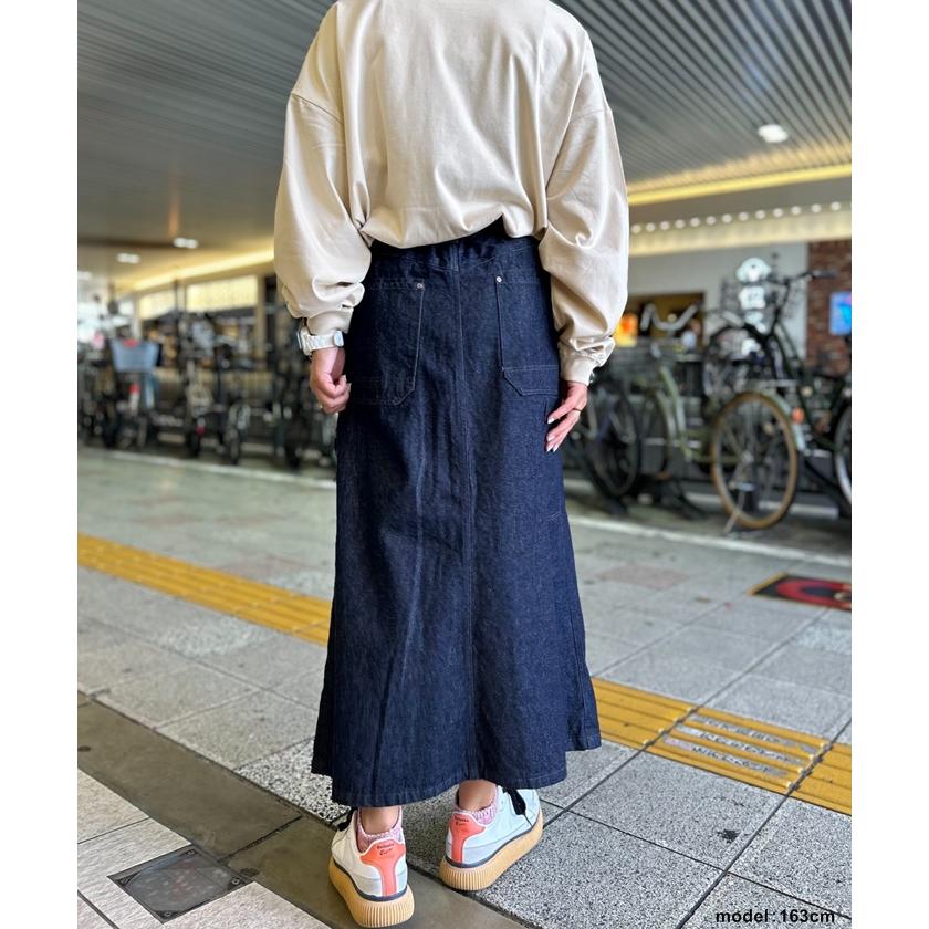 【日本製】オールドベティーズ 【OLD BETTY’S】Denim Painter Wrap Skirt｜greenbowl｜04