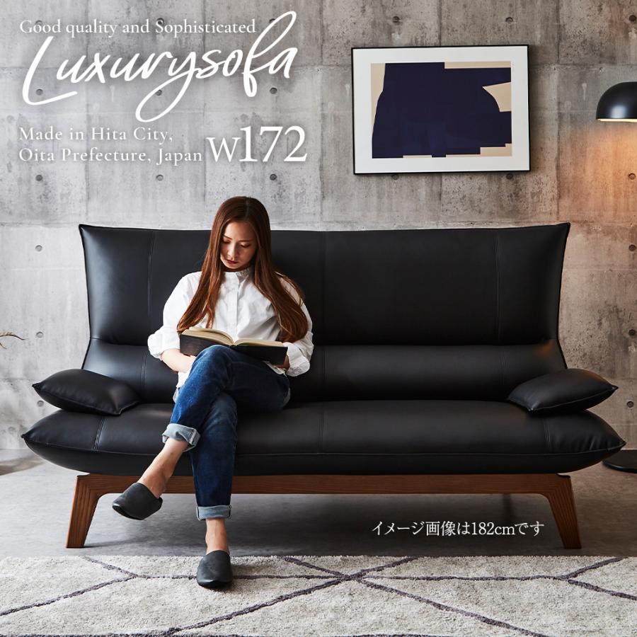 最終お値下げ／美品♪3人掛けソファ　ハイバック 美品 ソファ ハイバック 3人掛け 合成皮革