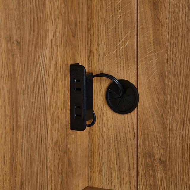 食器棚 60cm 開き戸 おしゃれ 完成品 キッチン収納 コンパクト カップボード キッチンボード ダイニングボード 木製 可動棚付き ウォールナット色 オーク色  大の画像