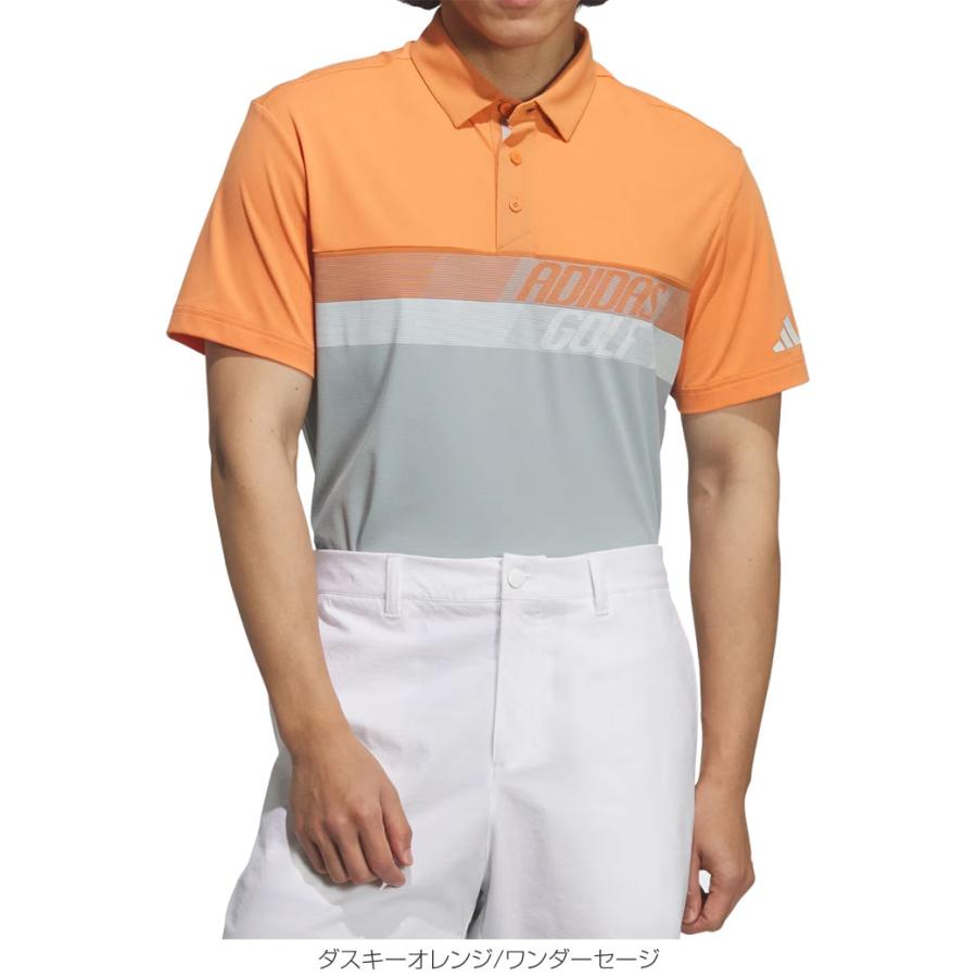 ADIDAS GOLF アディダス ゴルフ カラーブロック 半袖 ポロシャツ ウェア メンズ 2026年春夏モデル M-XL RG650 ...