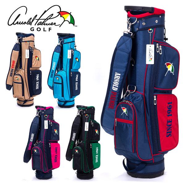 キャディーバッグ（A.パーマー）メーカー1点物ネイビーカラー Arnold Palmer（アーノルドパーマー） 軽量 キャディバッグ APCB-26