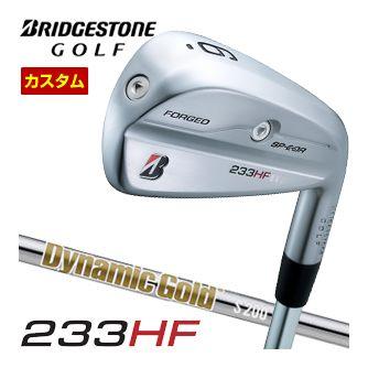 特注カスタムクラブ ブリヂストンゴルフ 233HF アイアン 4本セット[＃7-P] ダイナミックゴールド HT シャフト B Series 特注カスタムクラブ ブリヂストンゴルフ 233HF アイアン 4本