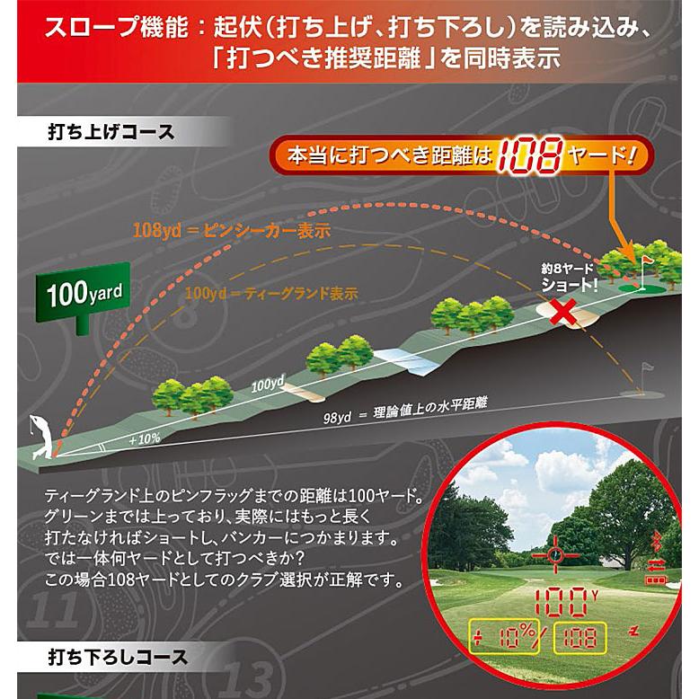 ブッシュネル ピンシーカー ツアー V6 シフトジョルト ゴルフ用レーザー距離計｜greenfil-wear｜08