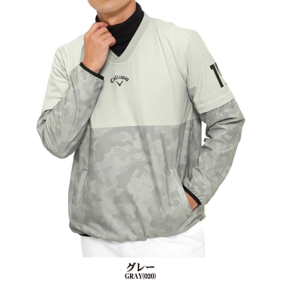 キャロウェイ メンズ ゴルフウェア カモ柄プリント 2way Vネックブルゾン 241 M 3l Cw19f Greenfil ゴルフウェア専門店 通販 Yahoo ショッピング