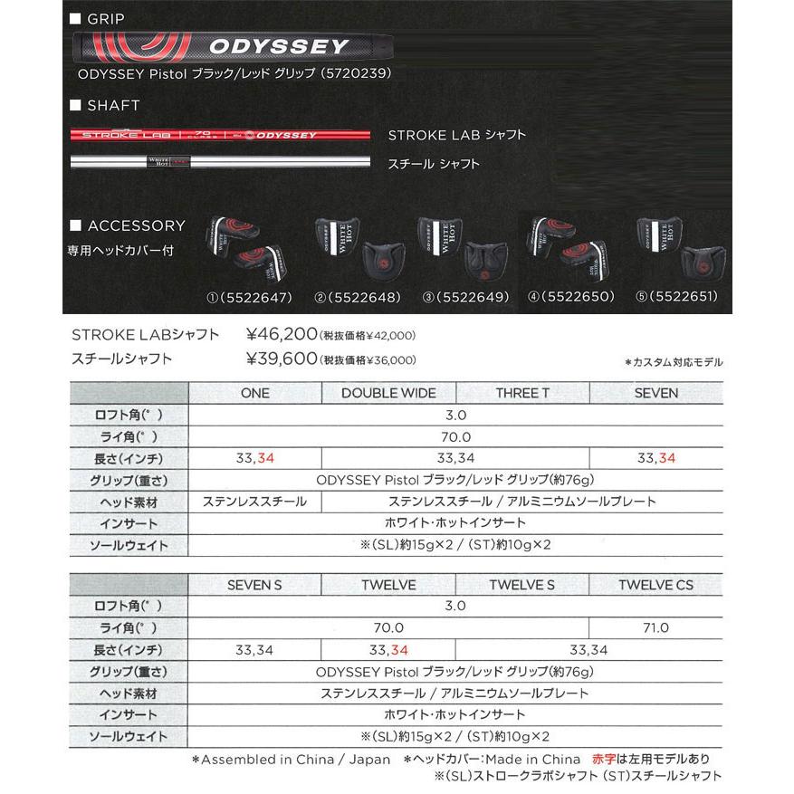 ODYSSEY(キャロウェイゴルフ) オデッセイ ホワイトホット ODYSSEY(キャロウェイゴルフ) オデッセイ ホワイトホット