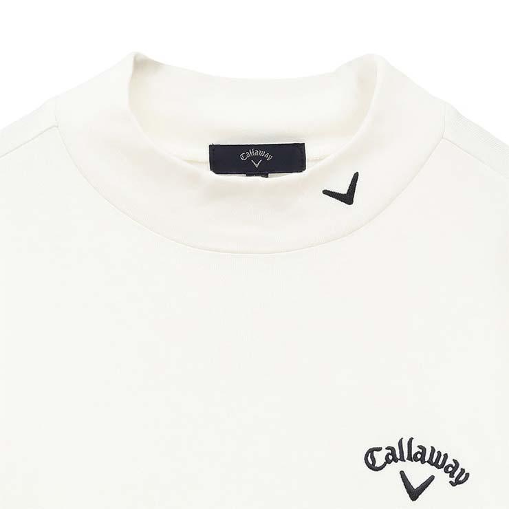 Callaway キャロウェイ 裏起毛 スムース モックネック 長袖 Callaway キャロウェイ 裏起毛 スムース モックネック 長袖