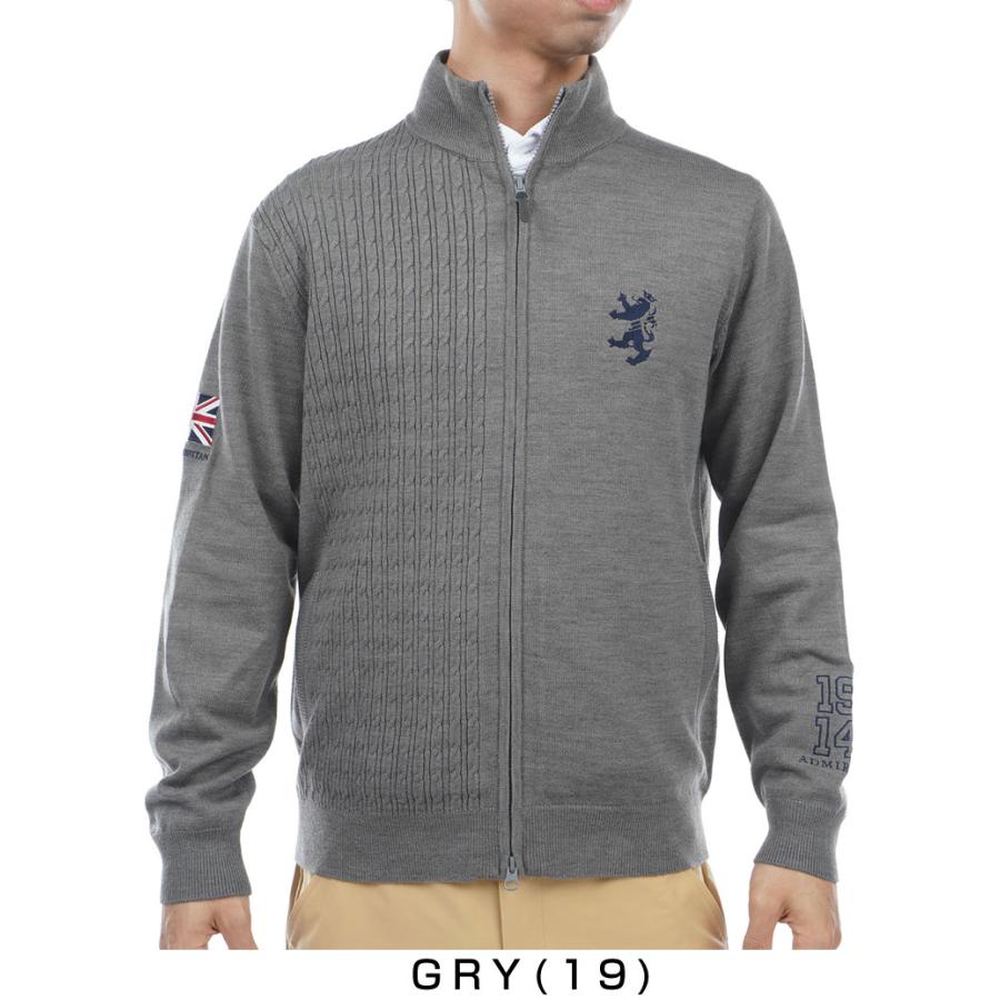 Admiral Golf アドミラルゴルフ メンズ ウェア フラッグ ジップ Admiral Golf アドミラルゴルフ メンズ ウェア フラッグ ジップ