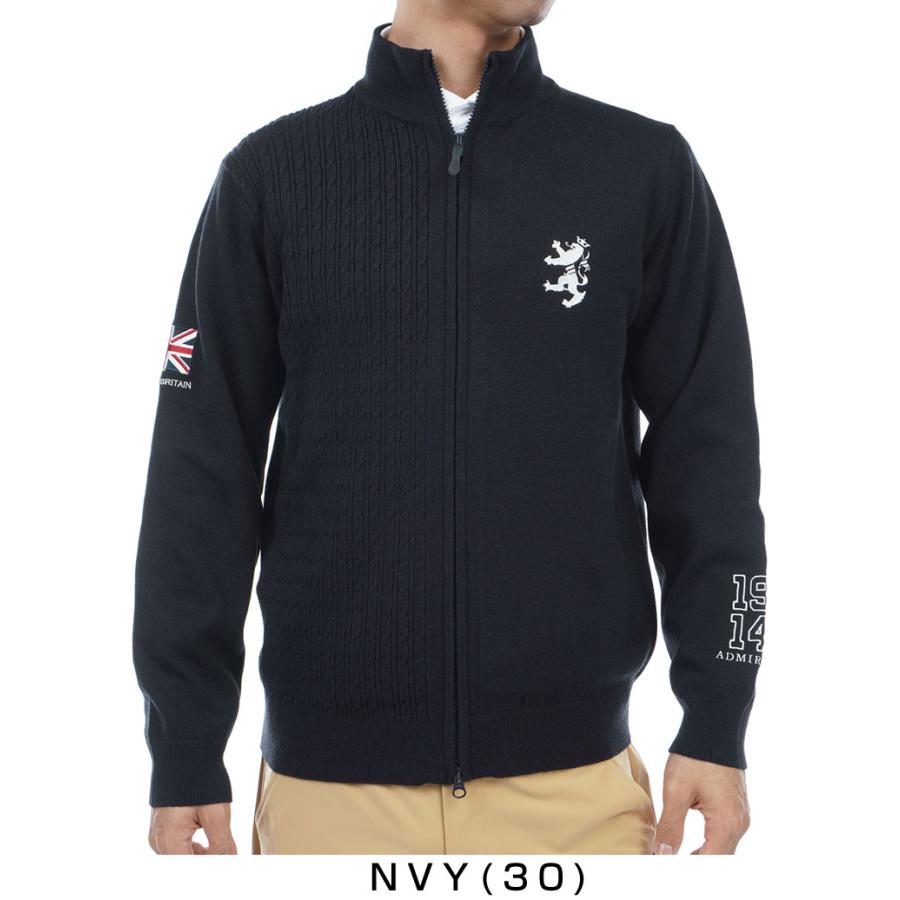 Admiral Golf アドミラルゴルフ メンズ ウェア フラッグ ジップ Admiral Golf アドミラルゴルフ メンズ ウェア フラッグ ジップ