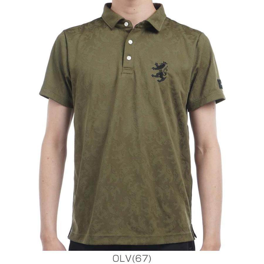 Admiral Golf アドミラルゴルフ ランパント ジャガード 半袖 Admiral Golf アドミラルゴルフ ランパント ジャガード 半袖