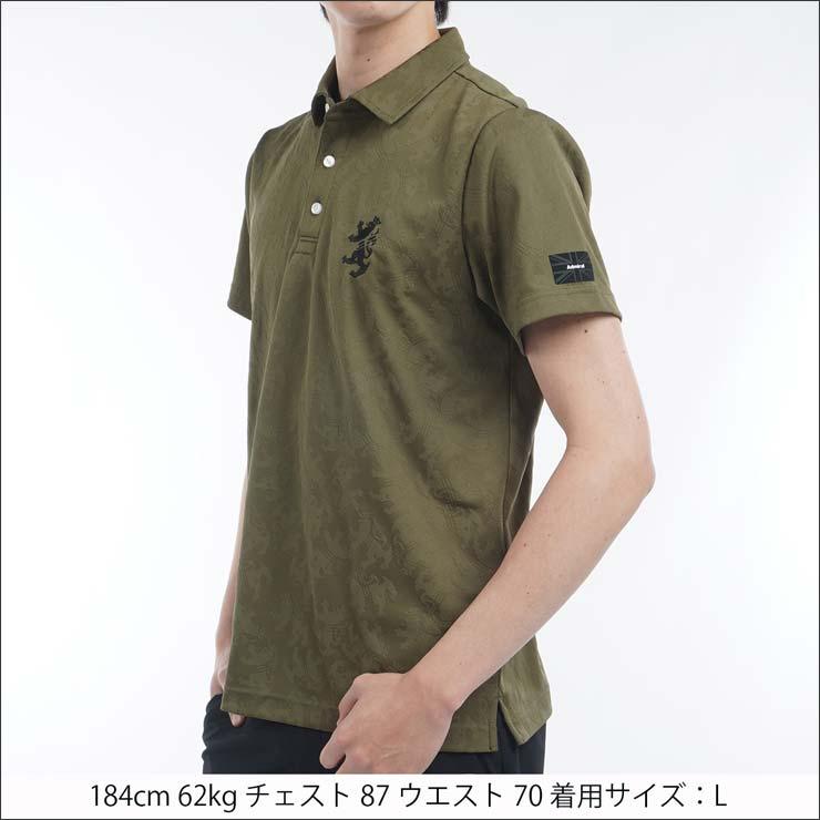Admiral Golf アドミラルゴルフ ランパント ジャガード 半袖 Admiral Golf アドミラルゴルフ ランパント ジャガード 半袖