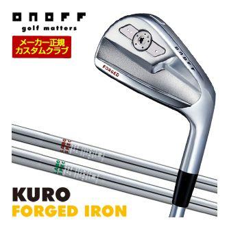 特注カスタムクラブ オノフ 2026 KURO FORGED アイアン 単品[＃4、＃5、＃6、＃7、＃8、＃9、PW] ONOFF LP-425I シャフト 標準グリップ仕様 T-Series 特注カスタムクラブ オノフ 2026 KURO FORGED アイアン 単品