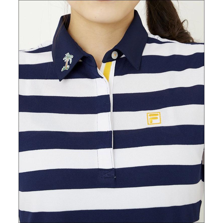 フィラゴルフ レディース ゴルフウェア 巾広ボーダーワンピース 751 404 21年春夏モデル M Ll Fl21s Greenfil ゴルフウェア専門店 通販 Yahoo ショッピング