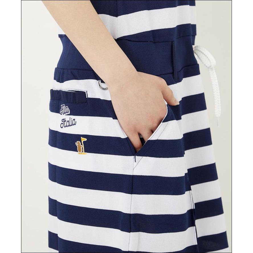 フィラゴルフ レディース ゴルフウェア 巾広ボーダーワンピース 751 404 21年春夏モデル M Ll Fl21s Greenfil ゴルフウェア専門店 通販 Yahoo ショッピング