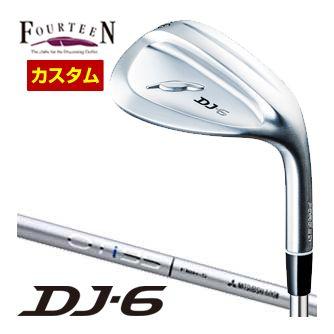 美品　DJ6s 【装着時45.5インチ】☆コブラスリーブ付 DJ 特注カスタムクラブ フォーティーン DJ-6 ウエッジ 三菱 OT iron