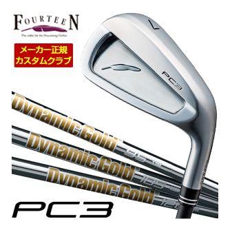 特注カスタムクラブ フォーティーン 2024 PC3 アイアン DG85 / DG95 / DG105 / DG120 シャフト 単品[＃5、＃6、＃7、＃8、＃9、PW] FOURTEEN（フォーティーン） 特注カスタムクラブ 2024 PC3 アイアン