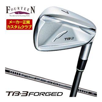 特注カスタムクラブ フォーティーン 2025NEW TB-3 FORGED アイアン FS-90i ブラックカラー オリジナルスチール シャフト 4本セット[＃7-P] FOURTEEN（フォーティーン） 特注カスタムクラブ 2025NEW TB-3 FORGED