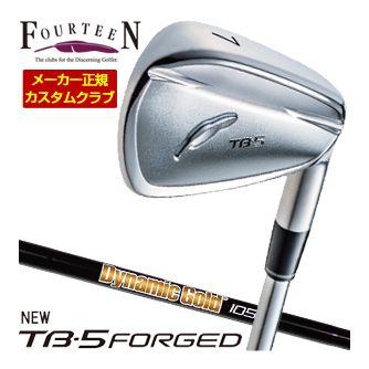 特注カスタムクラブ フォーティーン 2025NEW TB-5 FORGED アイアン DG105 ONYX BLACK シャフト 単品[＃5、＃6、＃7、＃8、＃9、PW] FOURTEEN（フォーティーン） 特注カスタムクラブ 2025NEW TB-5 FORGED
