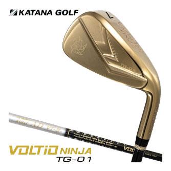 カタナゴルフ 2024年モデル VOLTIO NINJA TG-01 Hollow アイアン 8本セット[＃6-PW、48度、52度、58度] グラファイトデザイン製 オリジナル TOUR AD VT-5 シャフト VOLTIO NINJA カタナゴルフ 2024年モデル TG-01 Hollow アイアン 8本