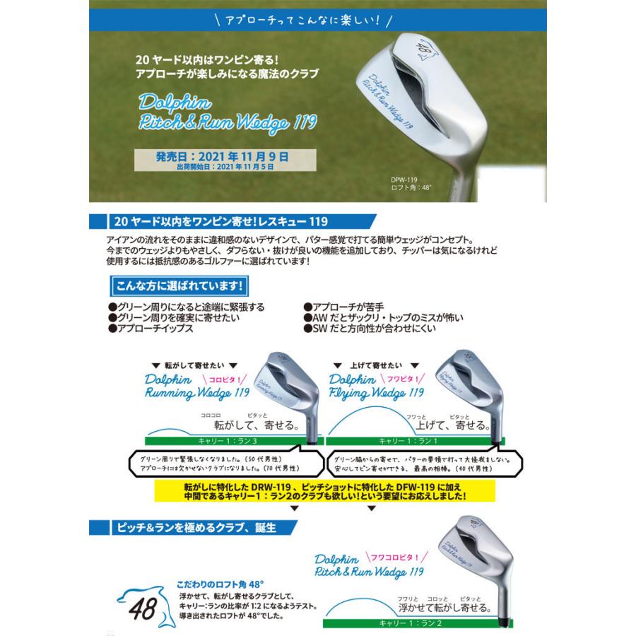 Dolphin Wedge キャスコ ドルフィン ランニング ウエッジ DRW-119