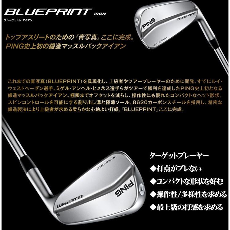高質で安価 1 ダイナミックゴールド アイアン Blueprint ピン Ping史上初の鍛造マッスルバック 日本正規カスタム Vss 特注カスタムクラブ 単品 2 3 4 5 6 7 8 9 Pw シャフト クラブ メンズ Www Affaires Sociales Gouv Cg