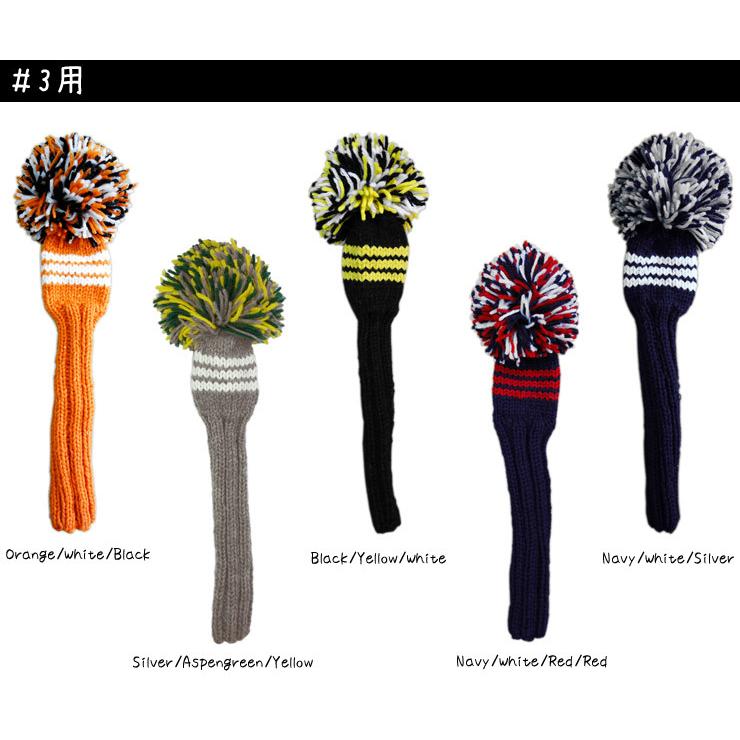 ジャンクレイグ ゴルフ ハンドメイド 手編み ヘッドカバー