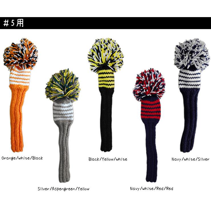 【在庫処分】ヘッドカバー ハンドメイド フェアウェイウッド #3用 Yellow ジャンクレイグ ゴルフ ハンドメイド 手編み ヘッドカバー