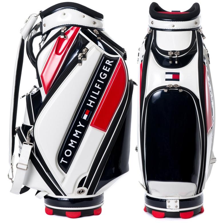 【美品】トミー ヒルフィガー プロタイプ キャディバッグ TOMMY HILFIGER GOLF（トミー ヒルフィガー ゴルフ） トミー