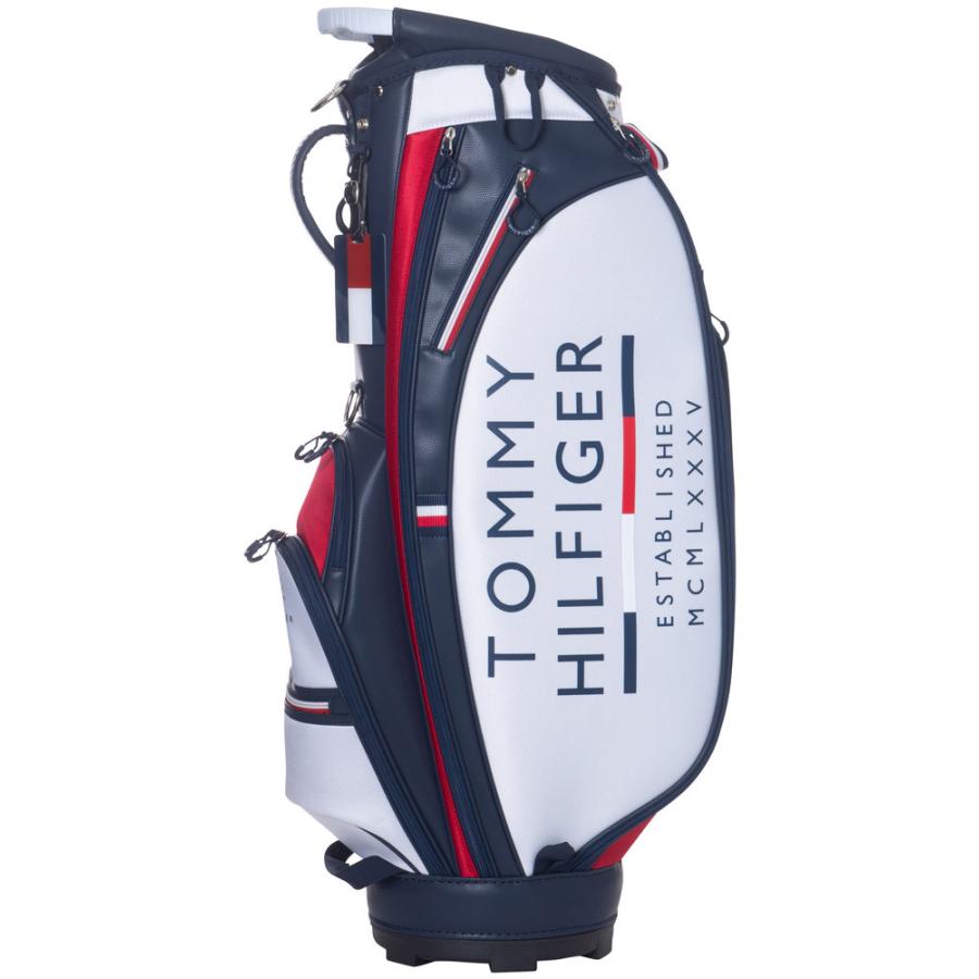 【良品】 トミーヒルフィガー キャディバッグ カート型 THMG1FC5 TOMMY HILFIGER GOLF（トミー ヒルフィガー ゴルフ） トミー