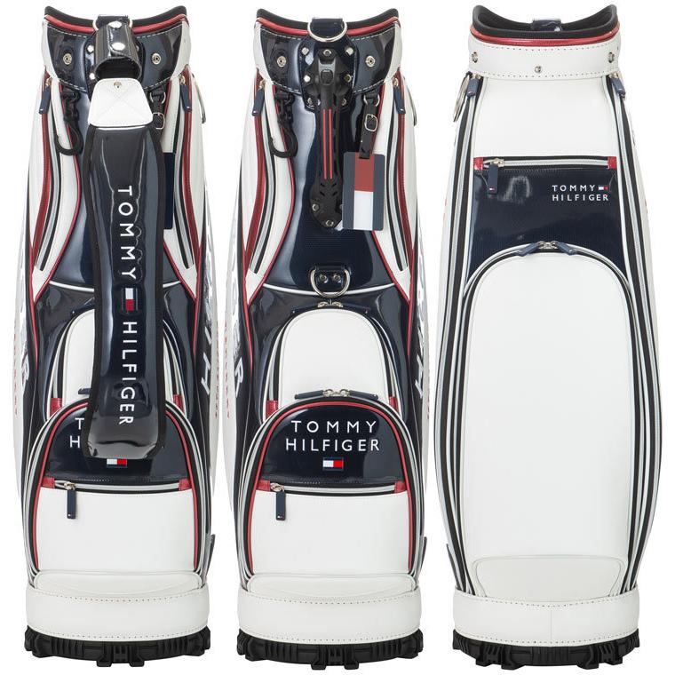 トミーヒルフィガー ゴルフ カート キャディバッグ エナメルミックス THMG2SC5 カート キャディバッグ トミーヒルフィガー ゴルフ エナメルミックス THMG2SC5