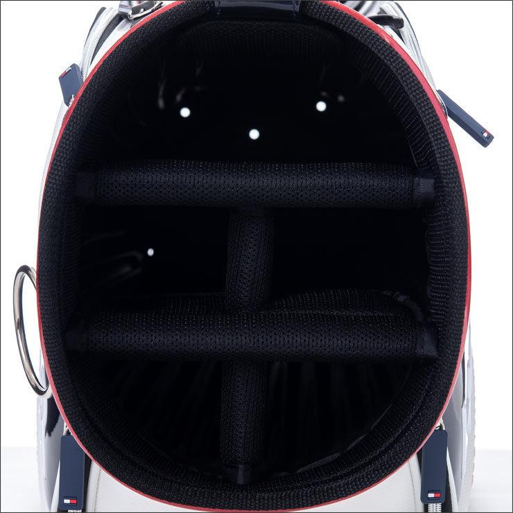 トミーヒルフィガー ゴルフ カート キャディバッグ エナメルミックス THMG2SC5 カート キャディバッグ トミーヒルフィガー ゴルフ エナメルミックス THMG2SC5