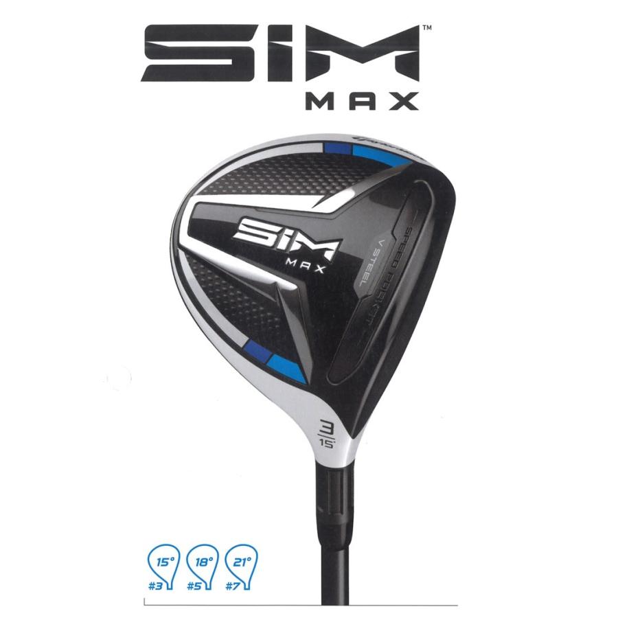 テーラーメイド SIM MAX フェアウェイウッド ディアマナ ZF60 シャフト  