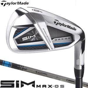SIM テーラーメイド MAX OS アイアン TENSEI BLUE TM60 シャフト 5本 